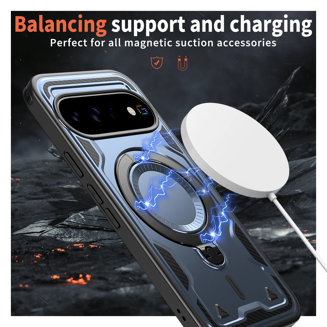 Rugged Magnetic Ring Stand Case for Pixel Series