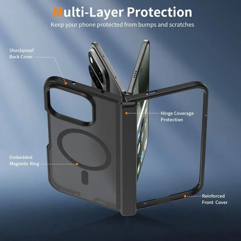 Matte Magnetic Armor Case For Pixel Fold Series