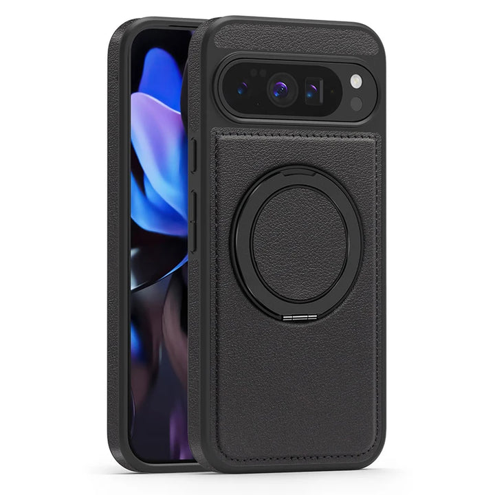 Leather Ring Case with Stand