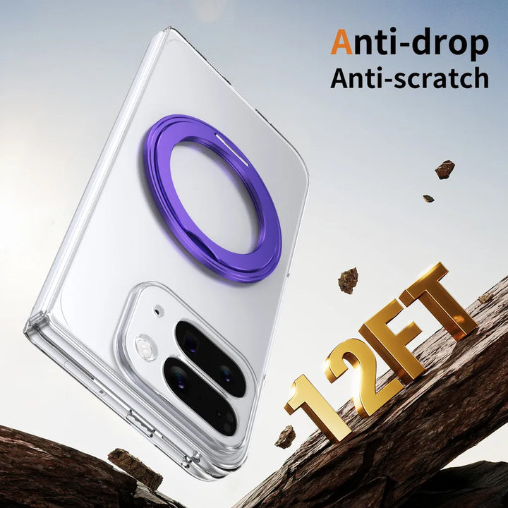 Clear Magnetic Ring Case with Kickstand