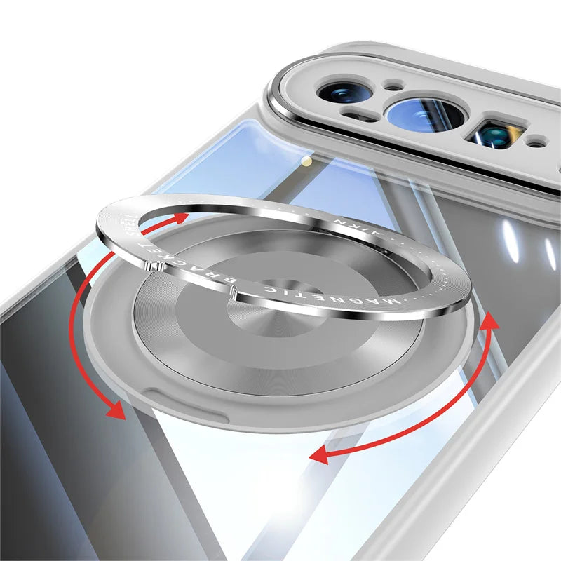 Transparent Magnetic Ring Case - The Pixel Store