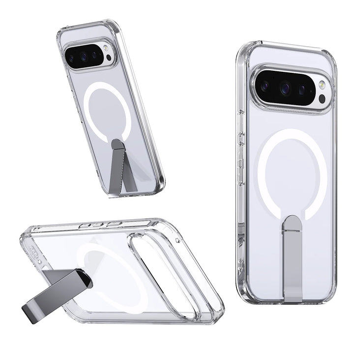 MagSafe Clear Kickstand Case - The Pixel Store