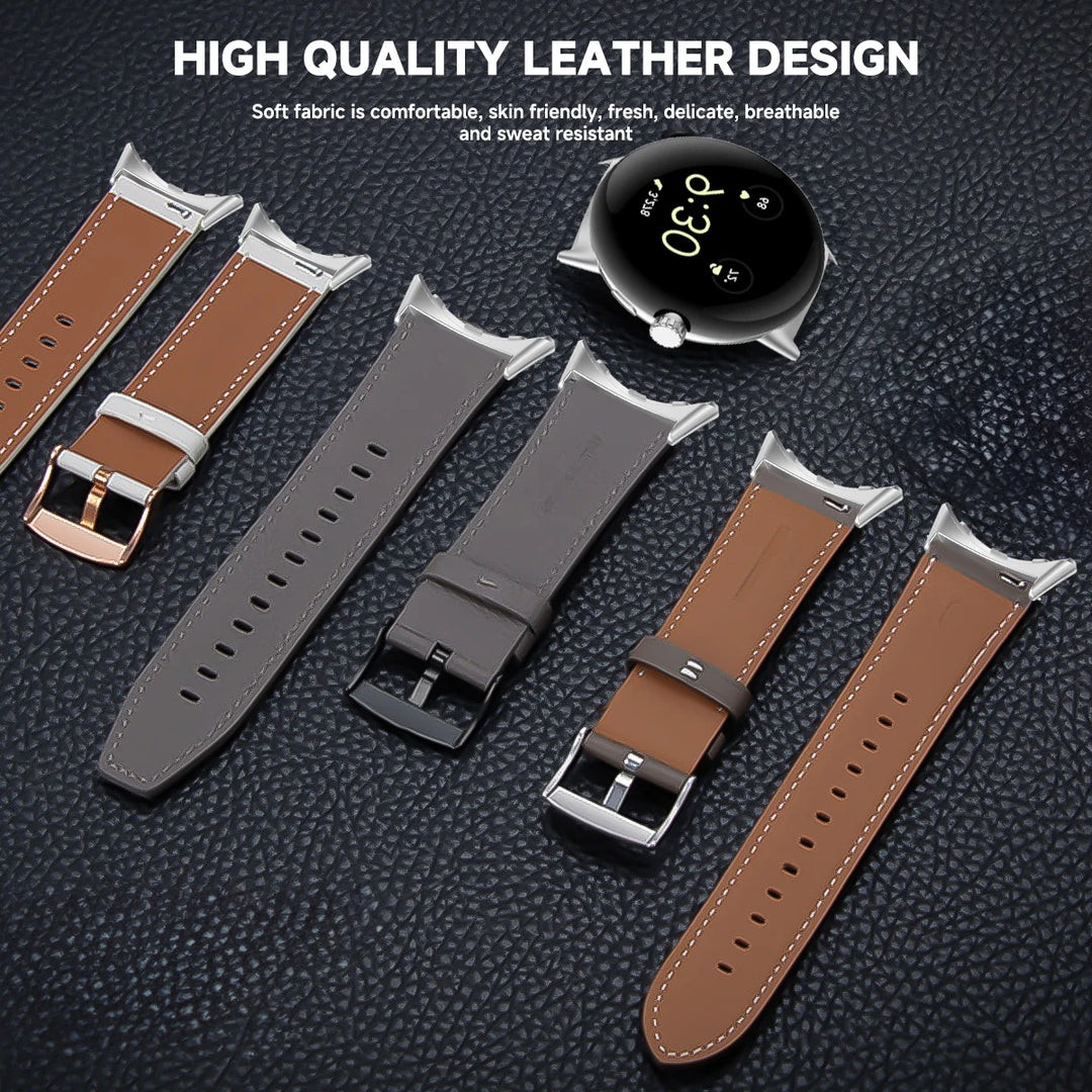 Premium Leather Band for Pixel Watch 4