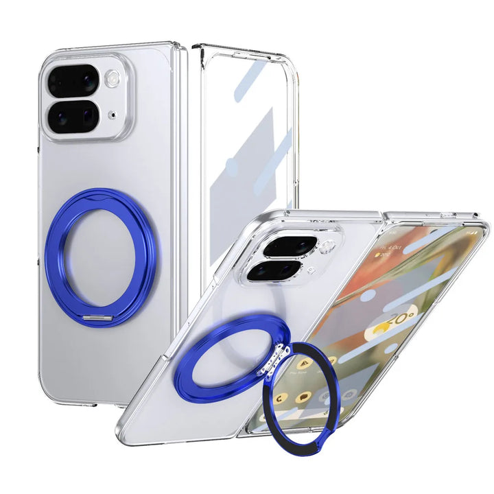 Clear Magnetic Ring Case with Kickstand
