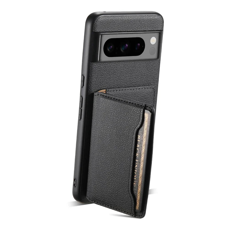 Leather Case with Card Holder For Google Pixel 8 Series – The Pixel Store