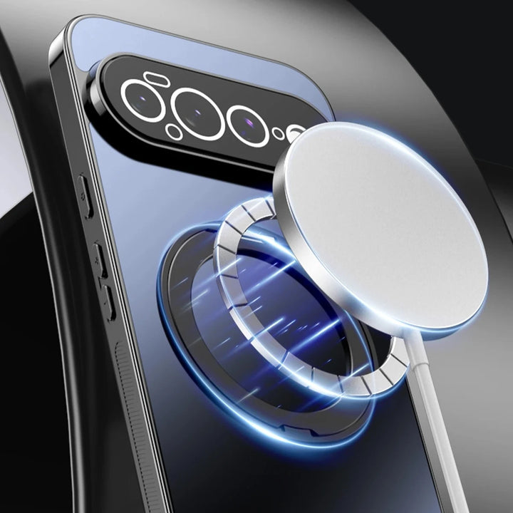 Magnetic Ring Stand Case with Camera Protection
