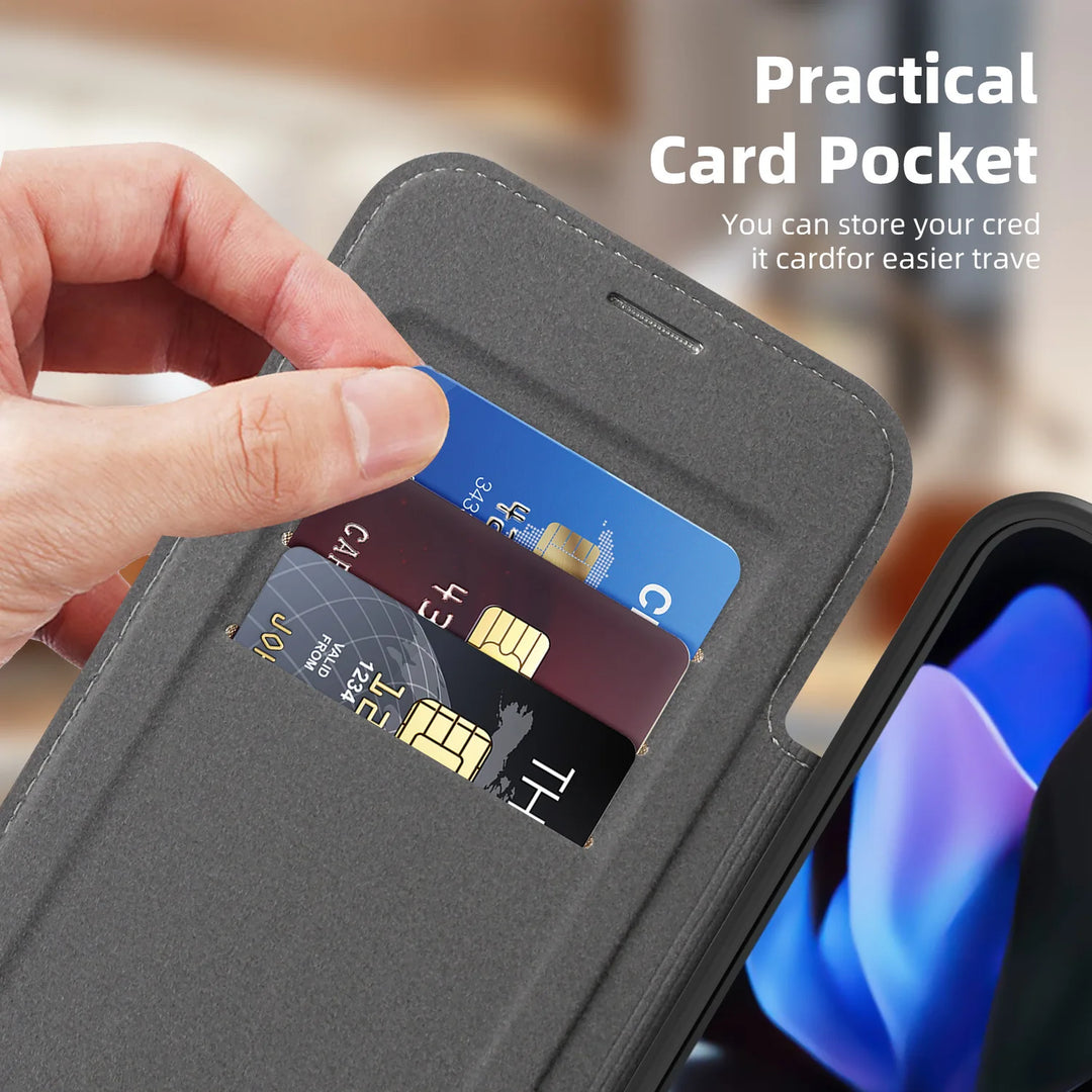 MagSafe Leather Wallet Case