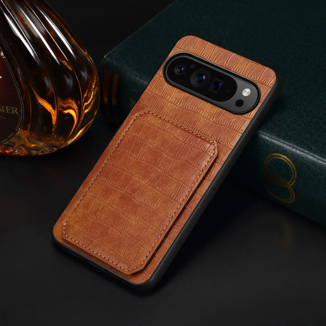 Vintage Leather Case with Bracket - The Pixel Store