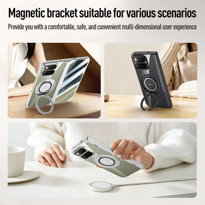 Magnetic Ring Stand Case for Pixel 11 Pro Fold