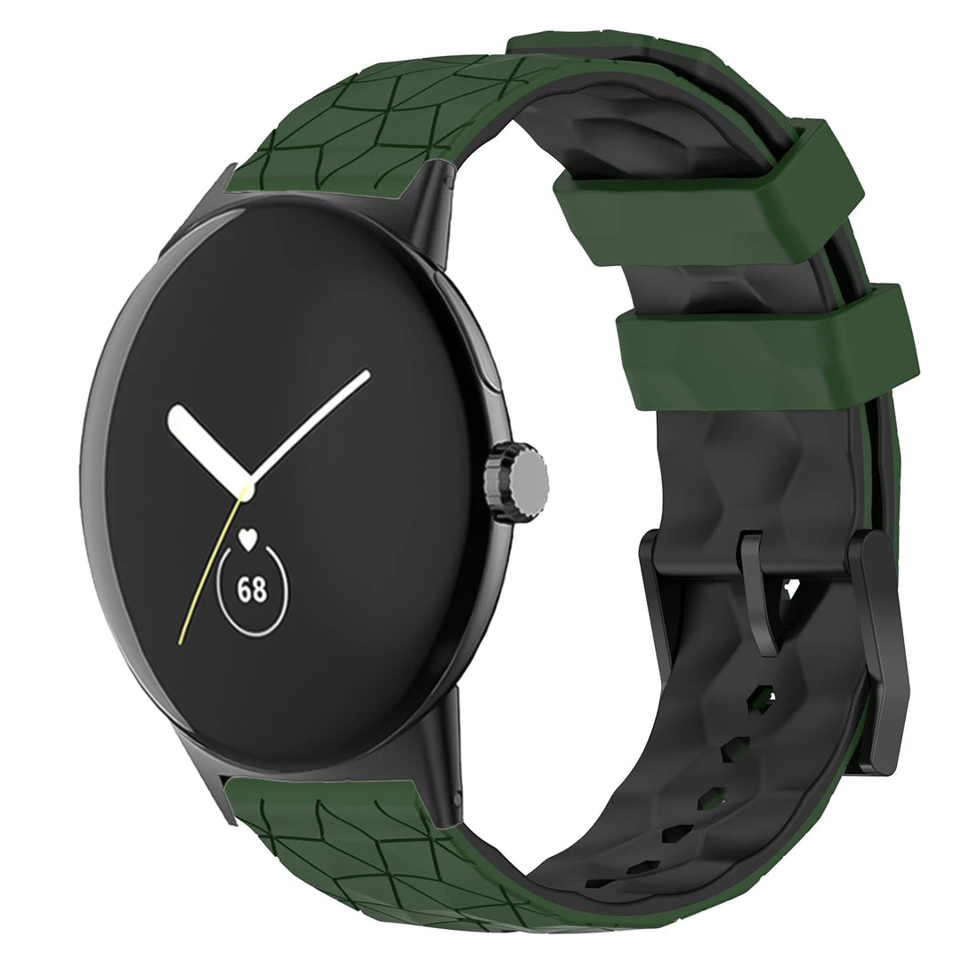 Geometric Silicone Band