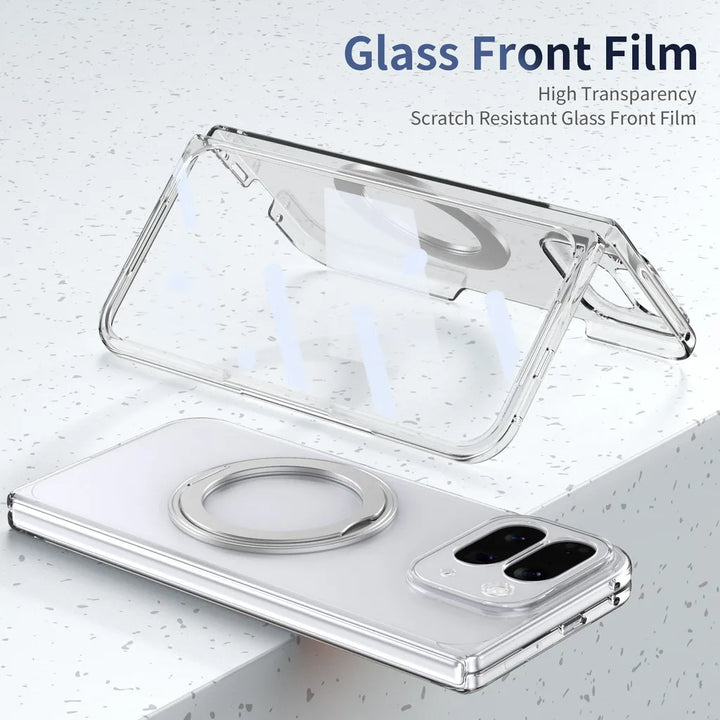 Clear Magnetic Ring Case with Kickstand
