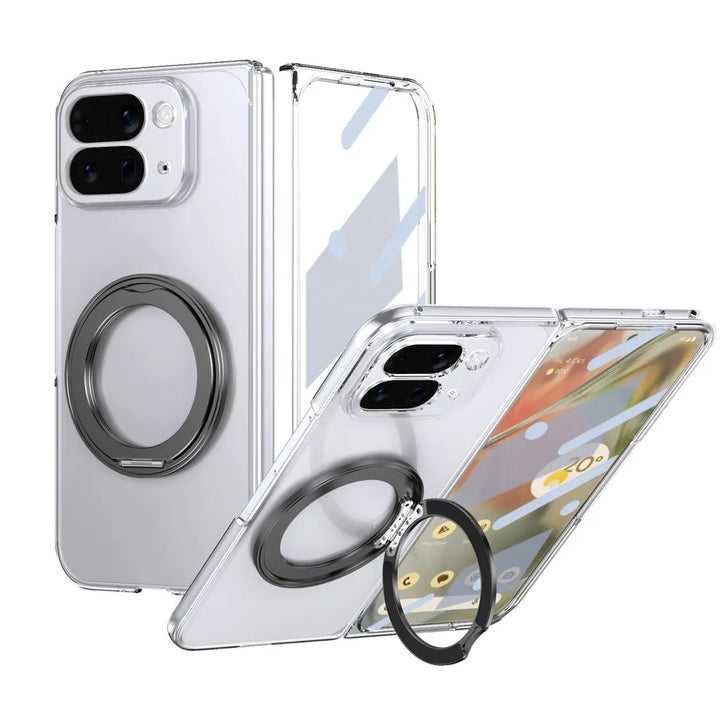 Clear Magnetic Ring Case with Kickstand