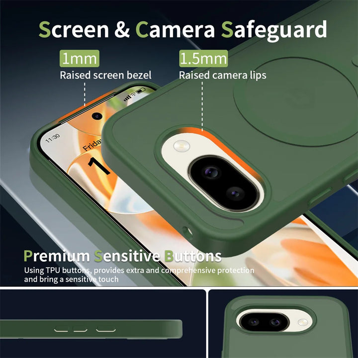 Magnetic Shockproof Matte Case For Pixel 10a