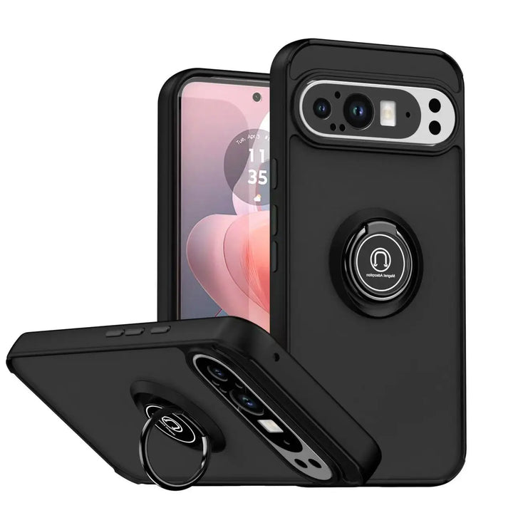 Shockproof Ring Case with Kickstand