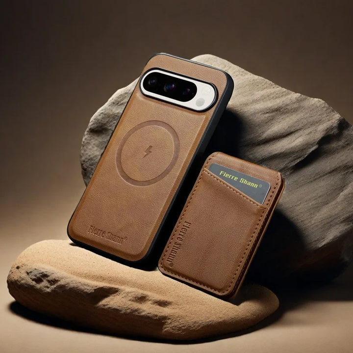 Magnetic Wallet Case with Stand For Pixel