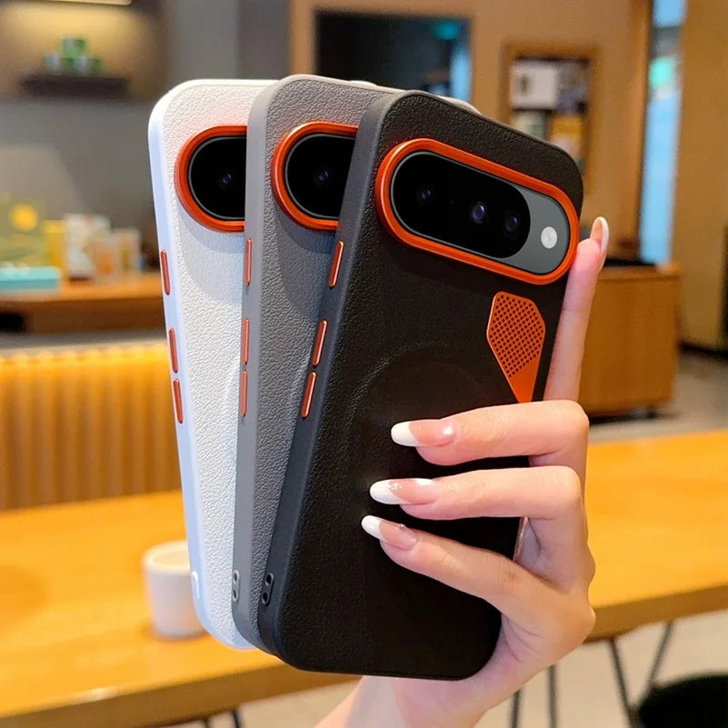 Leather Grip MagSafe Case