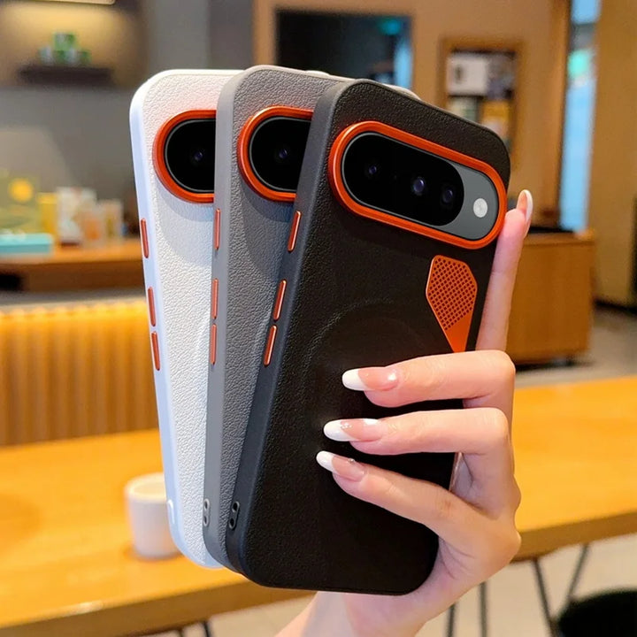 Leather Grip MagSafe Case