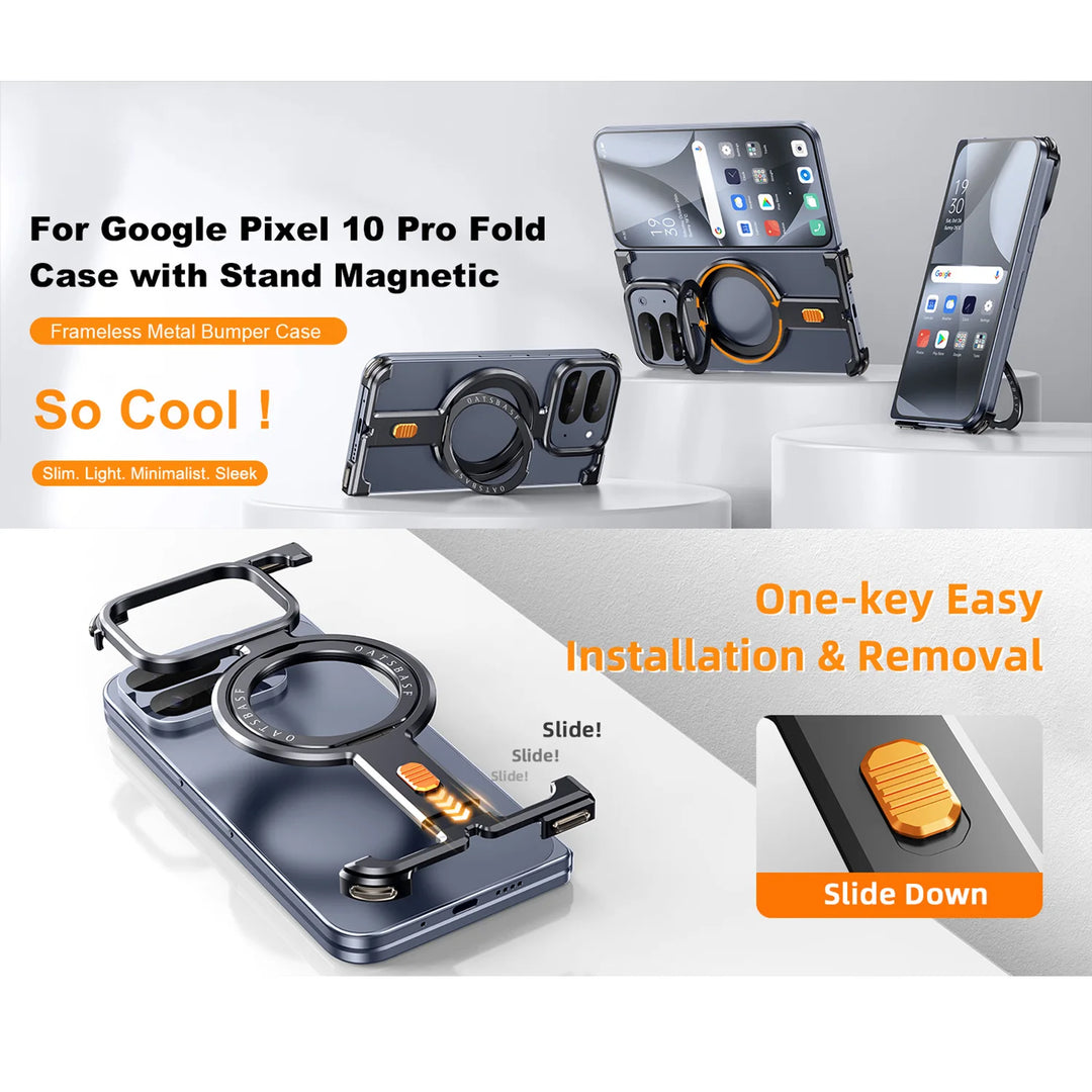 Aluminum Metal Case With 360°Rotation Stand