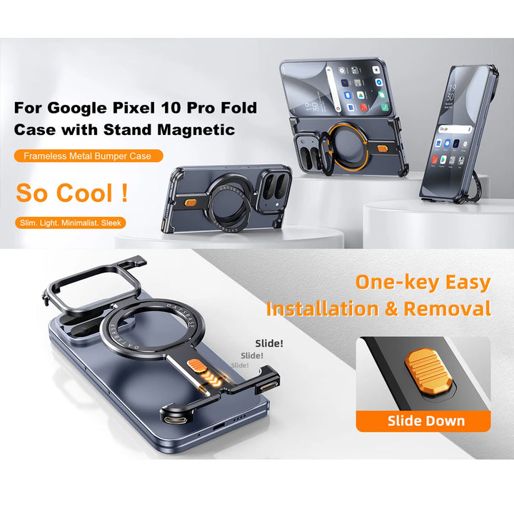 Aluminum Metal Case With 360°Rotation Stand