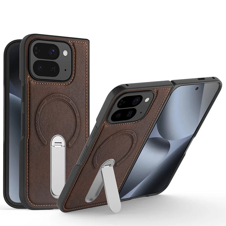 Magnetic Leather Case with Stand For Pixel Fold