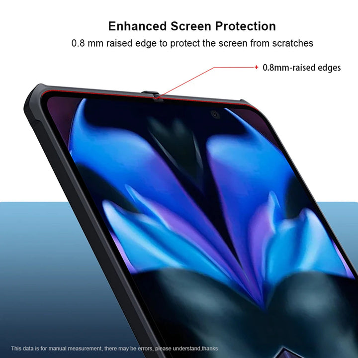 Hinge Covered Shockproof Case With Screen Protector