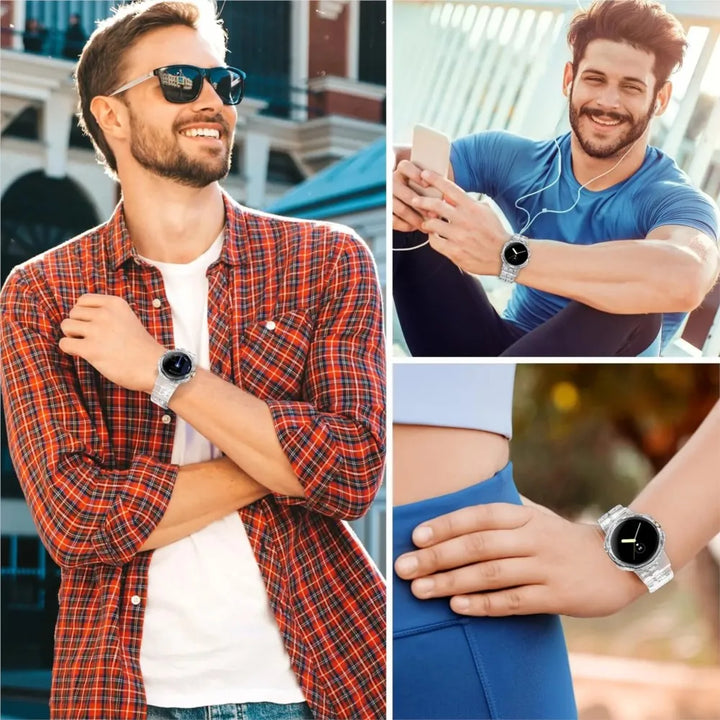 Clear Shockproof Strap Case for Pixel Watch