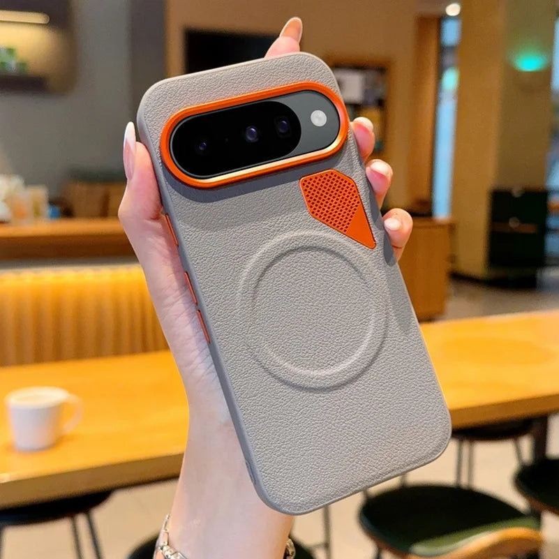 Leather Grip MagSafe Case