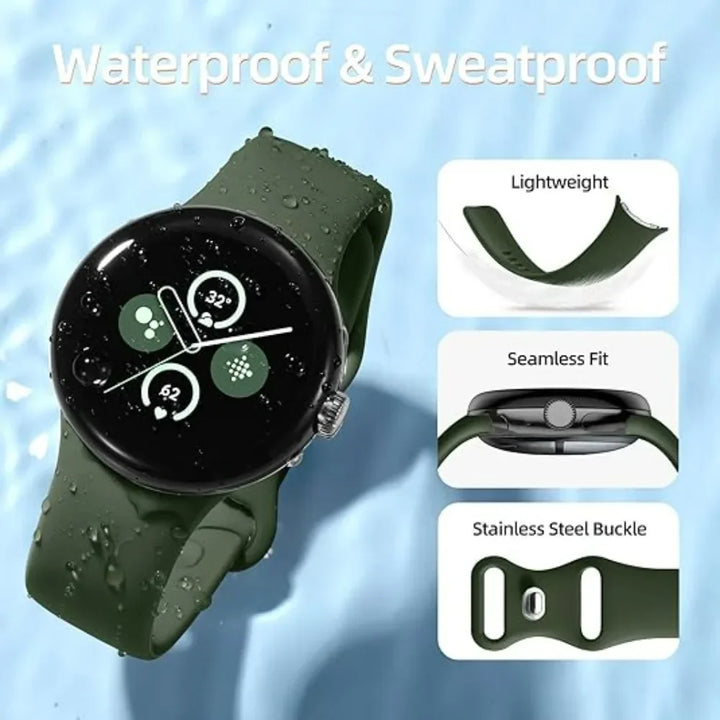 Soft Silicone Pixel Watch Band