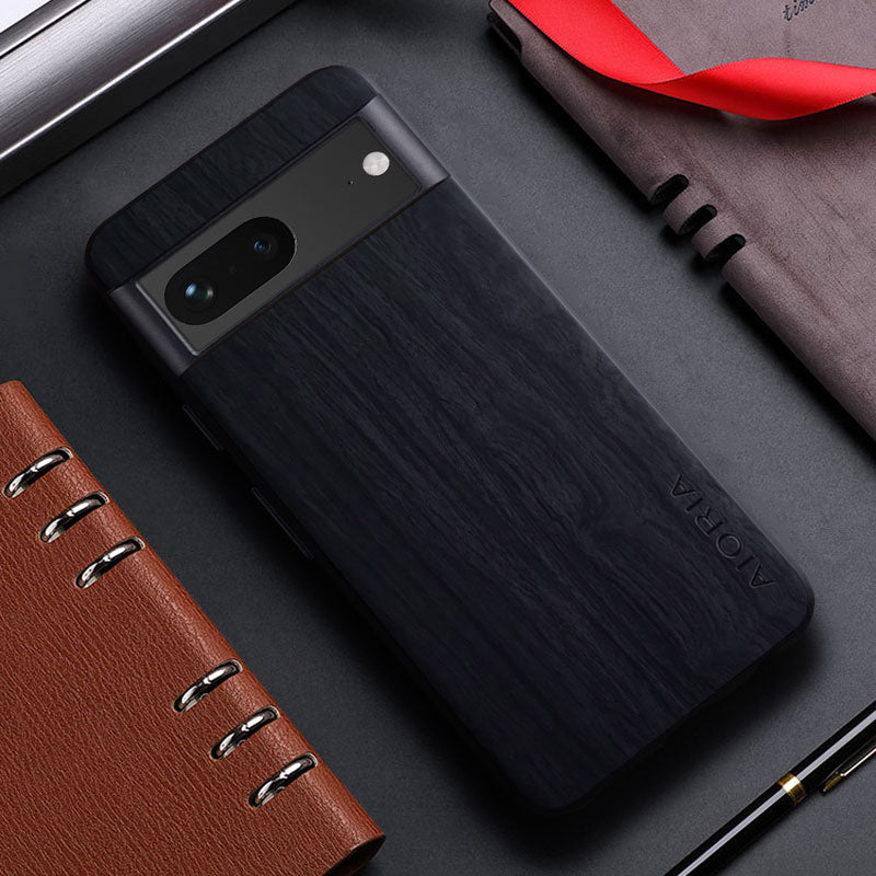 Bamboo Wood Pattern Leather Phone Case For Google Pixel 7 Pro - The Pixel Store