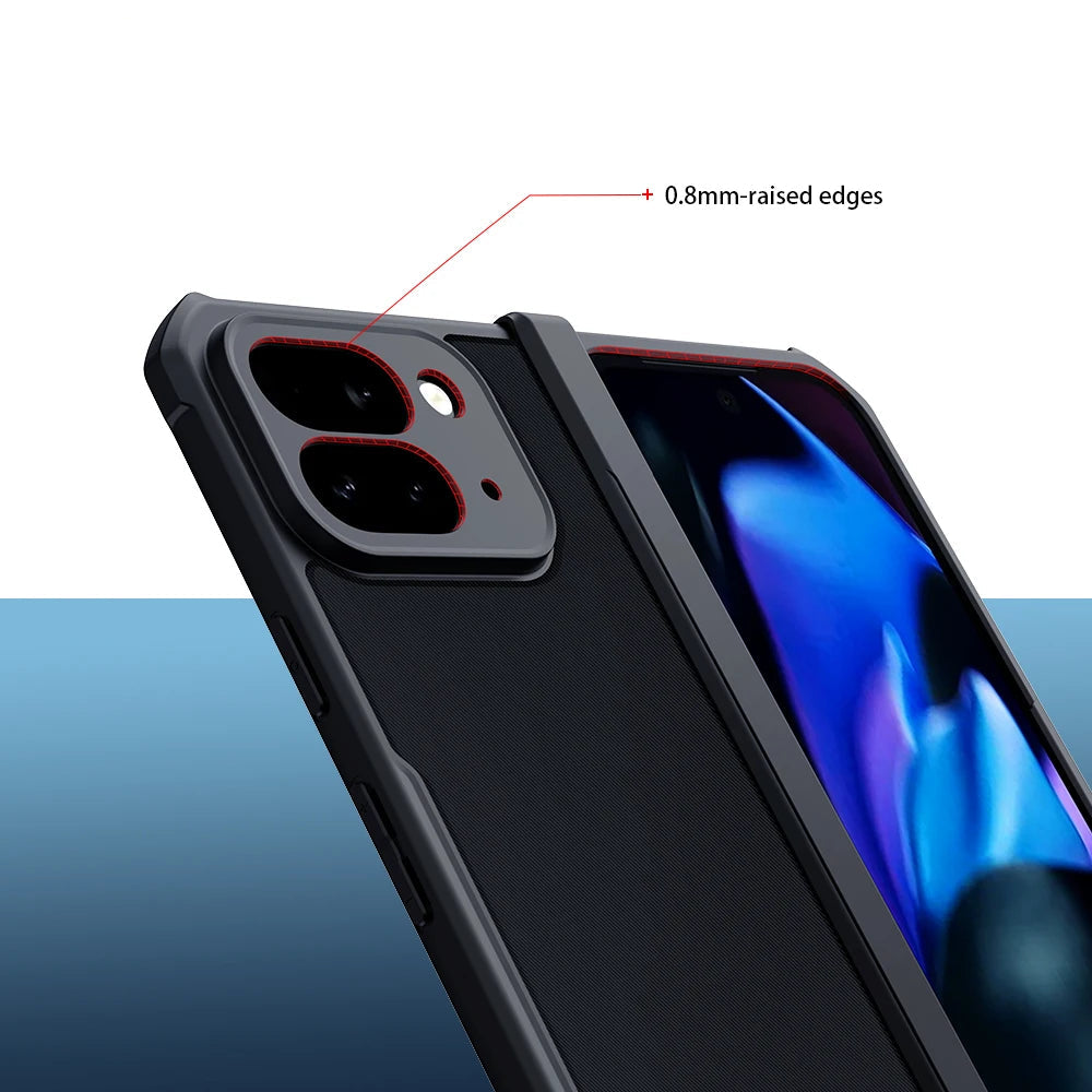 Hinge Covered Shockproof Case With Screen Protector