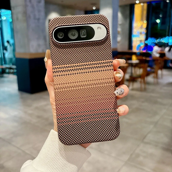 Carbon Fibre Texture Magnetic Case For Google Pixel