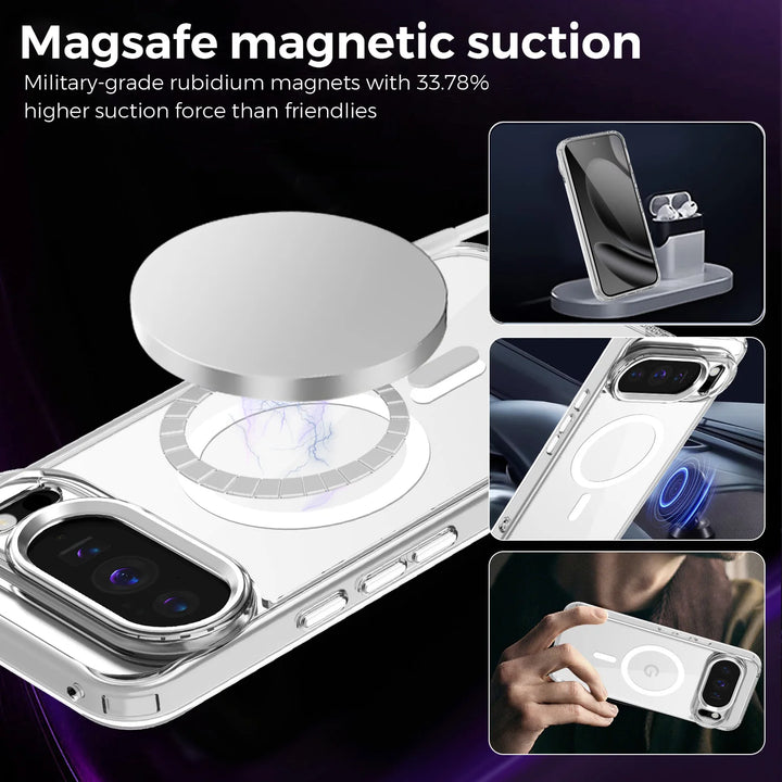 Magnetic Transparent Case For Pixel