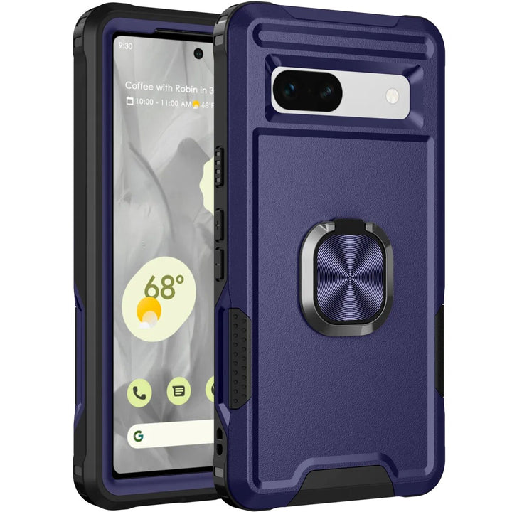 Armor Shockproof Case with Magnetic Ring Holder For Google Pixel 8 Series - The Pixel Store
