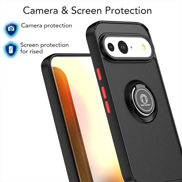 Shockproof Ring Case with Kickstand