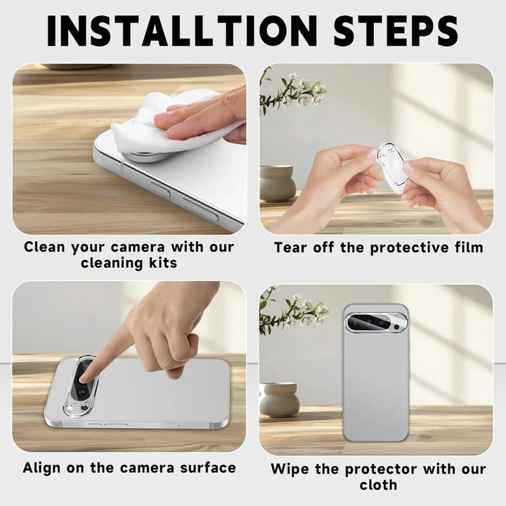 Google Pixel Camera Lens Protector (2-Pack) – Tempered Glass Film