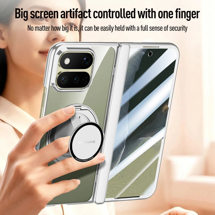 Magnetic Ring Stand Case for Pixel 11 Pro Fold