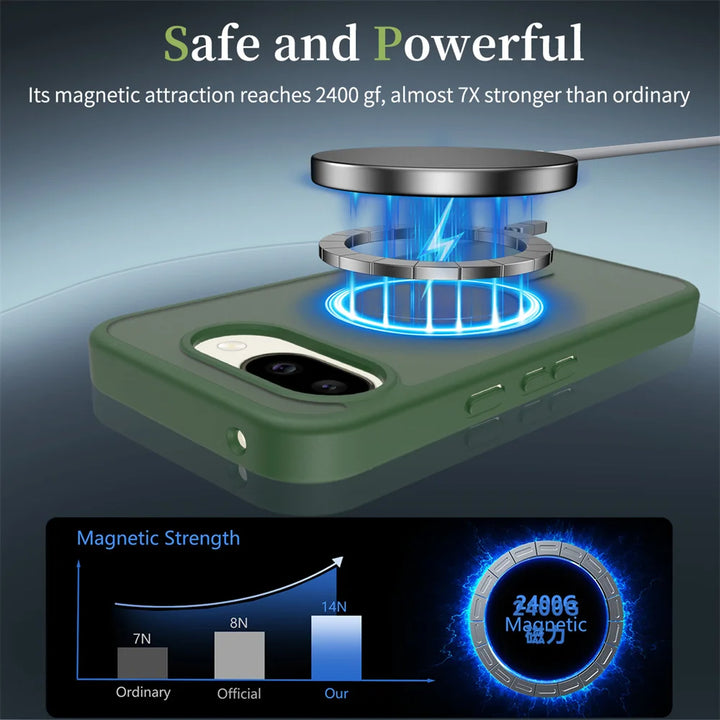 Magnetic Shockproof Matte Case For Pixel 10a