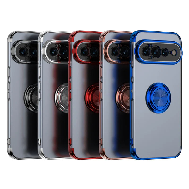 Clear Magnetic Ring Stand Case for Pixel Series