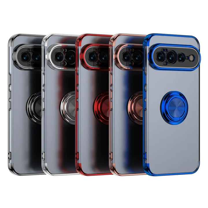 Clear Magnetic Ring Stand Case for Pixel Series