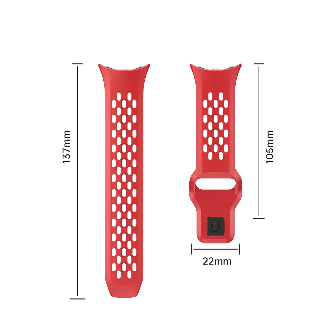 Sports Breathable Silicone Strap For Google Pixel Watch
