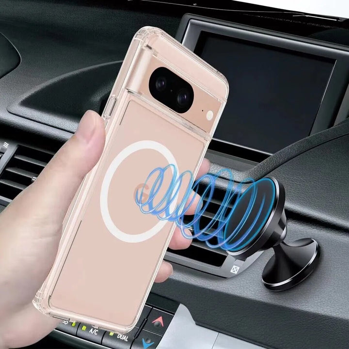 Transparent Magnetic Wireless charging Case For Google Pixel 8 Series - The Pixel Store