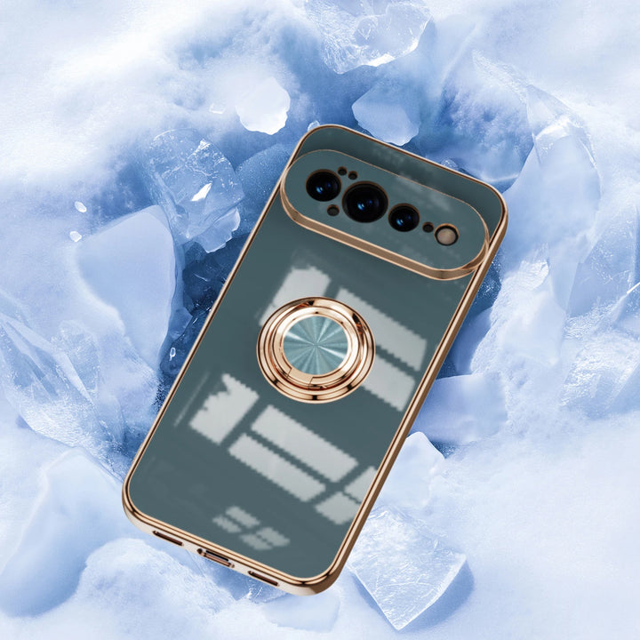 Luxury Magnetic Ring Holder Case
