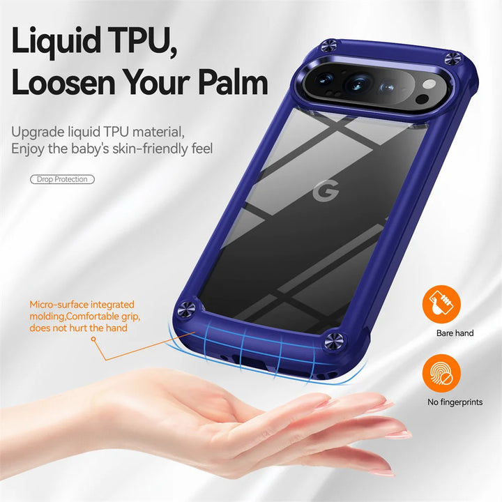 Transparent Shockproof Case For Google Pixel 9 Series