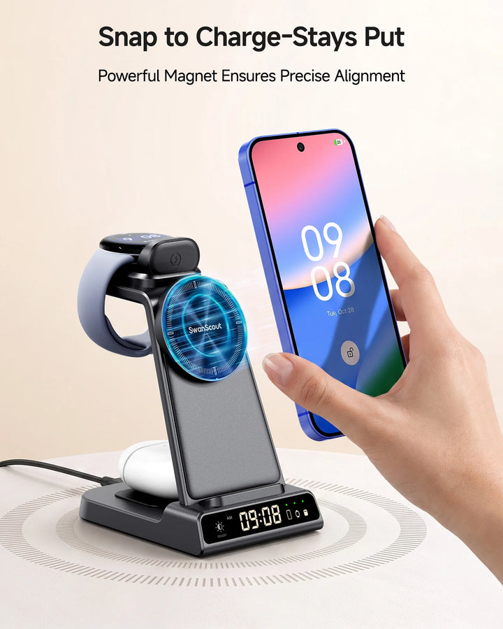 3-in-1 Magnetic Charging Station for Google Pixel