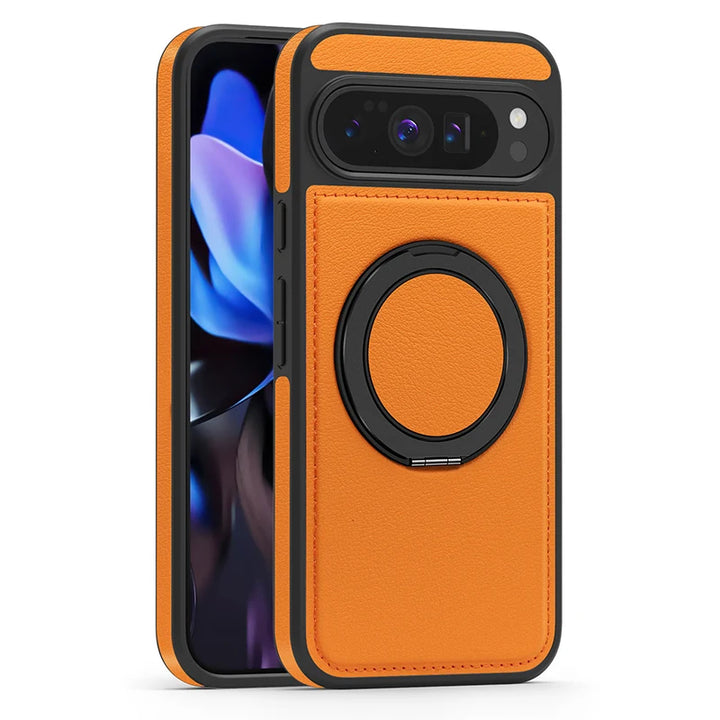 Leather Ring Case with Stand