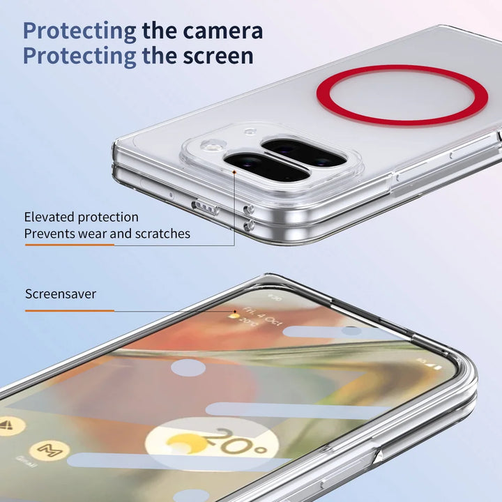 Pixel 10 Pro Fold Clear Magnetic Case