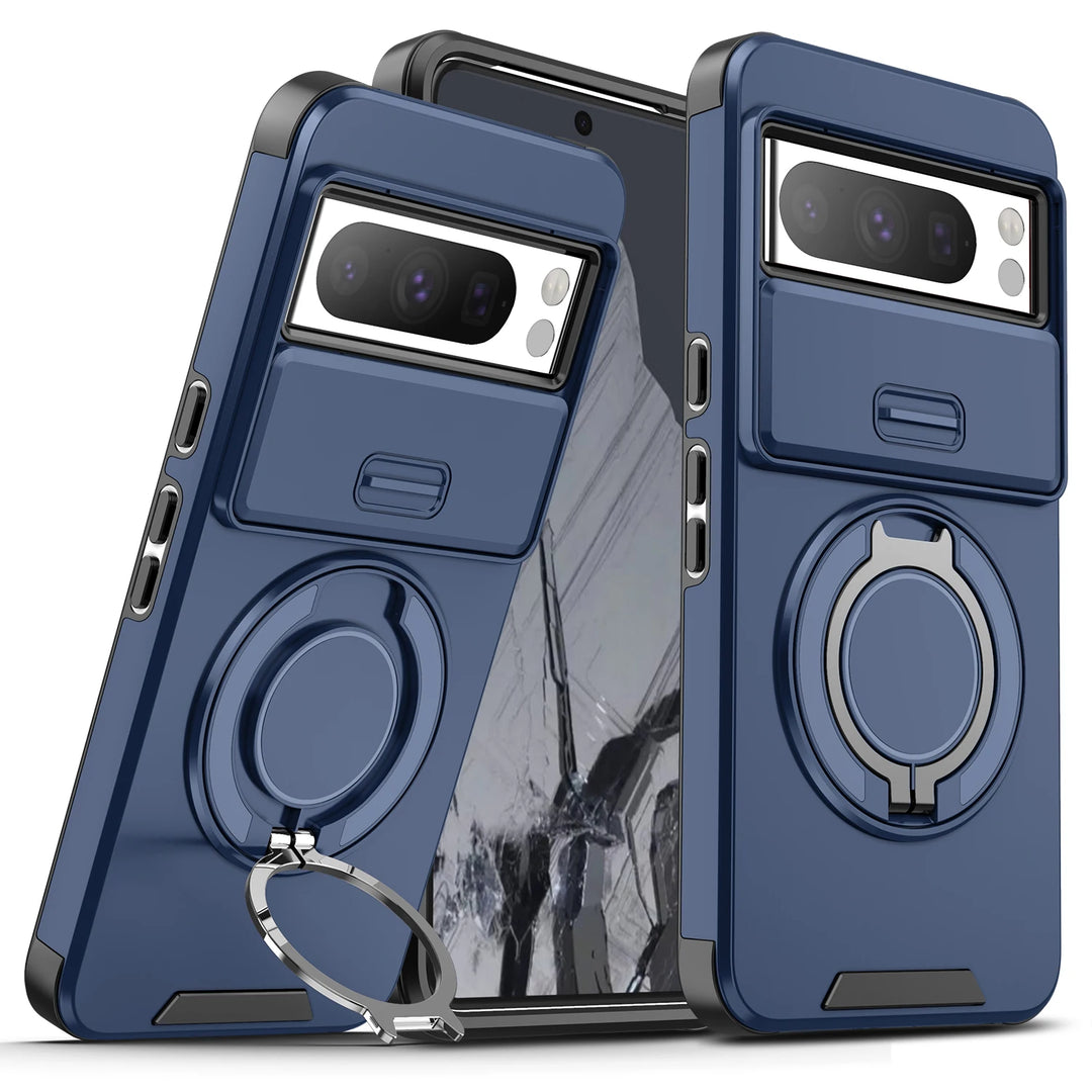 Magnetic Armor Case with Kickstand - The Pixel Store