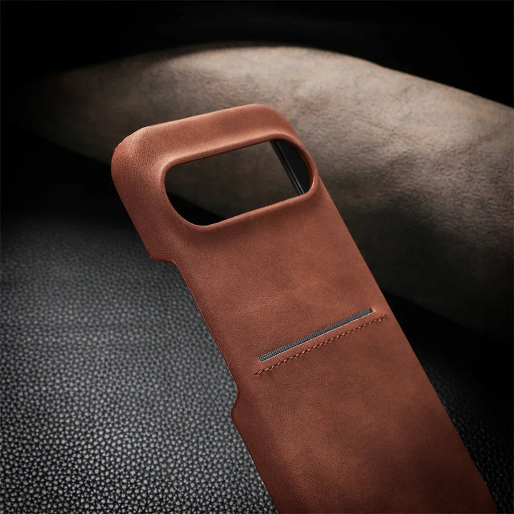 Premium Leather Card Holder Case - The Pixel Store