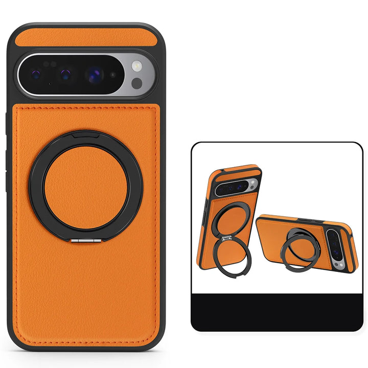 Leather Ring Case with Stand