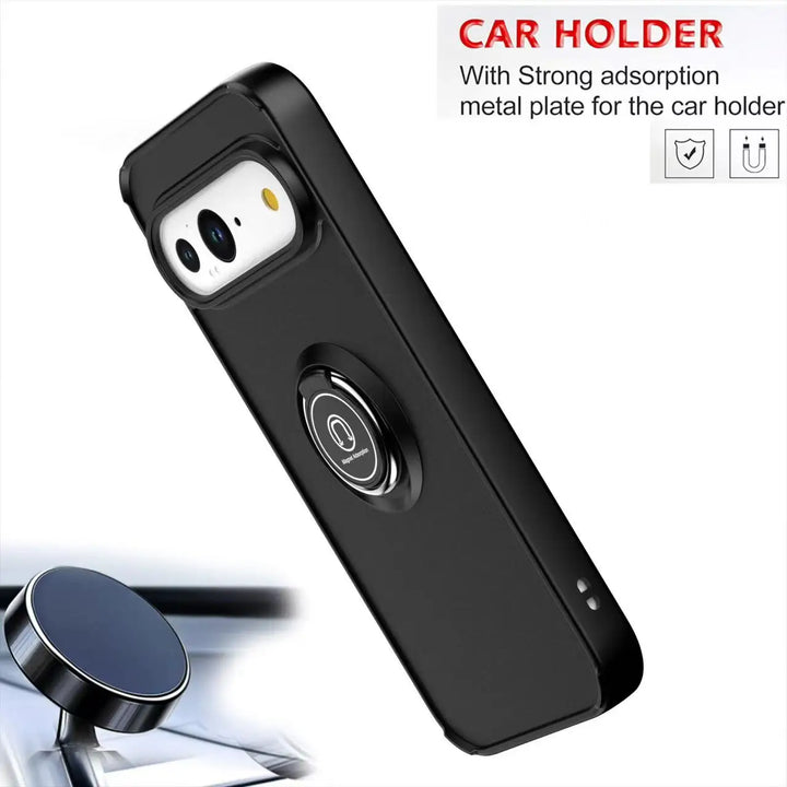 Shockproof Ring Case with Kickstand